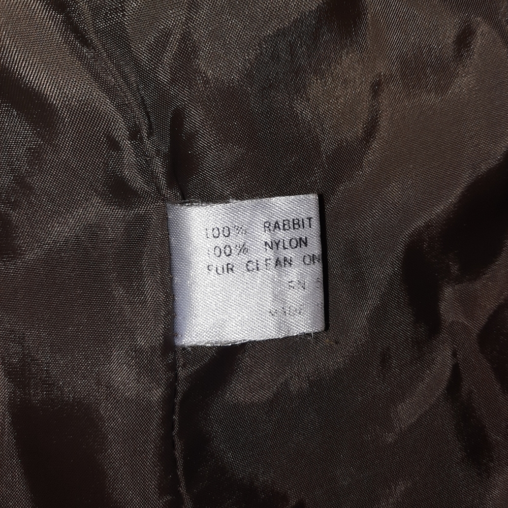 100% Rabbit Fur Coat - Picture 4 of 5